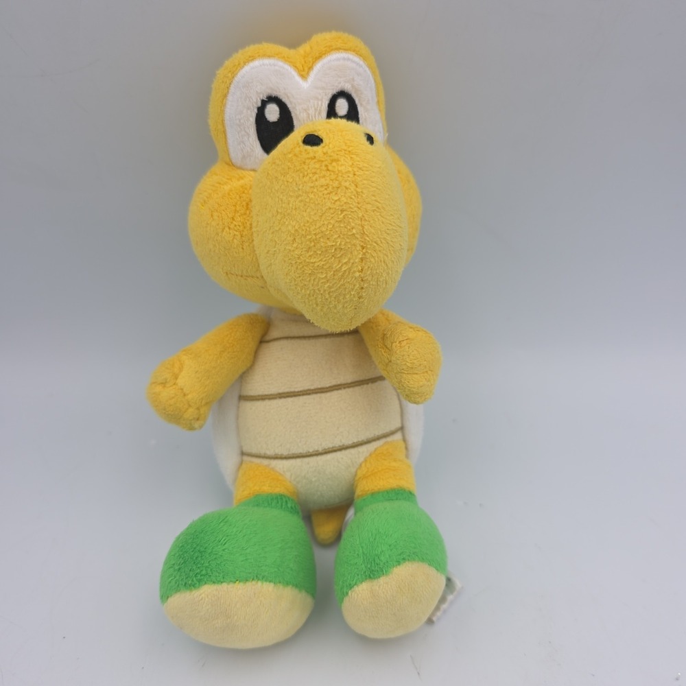 Super Mario KOOPA TROOPA Turtle Plush Stuffed Animal Nintendo 2017 Goldie 8 inch